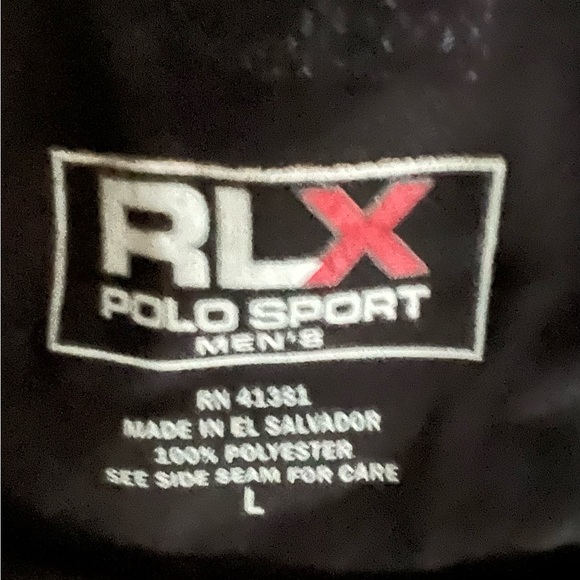 Men’s .”RLX Polo Sport” Black/White Tank Top - Picture 5 of 5